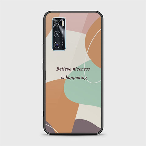 Vivo V20 SE Cover - Happy Series - HQ Ultra Shine Premium Infinity Glass Soft Silicon Borders Case