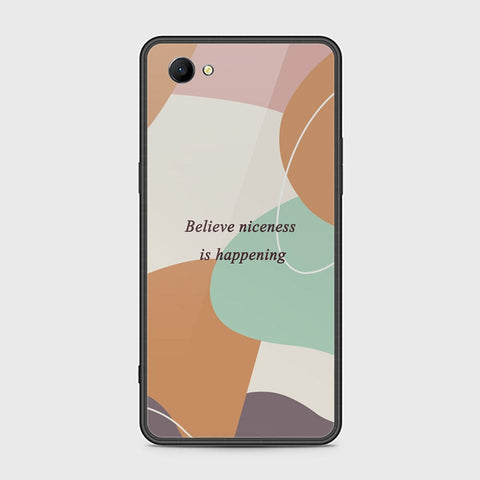 Oppo A3 Cover - Happy Series - HQ Ultra Shine Premium Infinity Glass Soft Silicon Borders Case