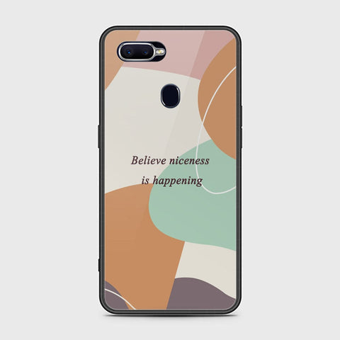 Oppo F9 / F9 Pro Cover - Happy Series - HQ Ultra Shine Premium Infinity Glass Soft Silicon Borders Case