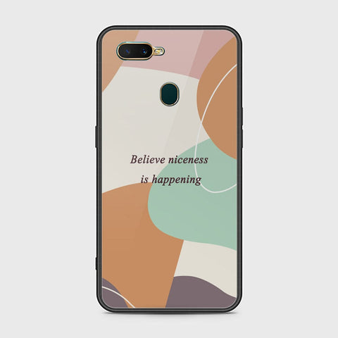 Oppo A12s Cover - Happy Series - HQ Ultra Shine Premium Infinity Glass Soft Silicon Borders Case