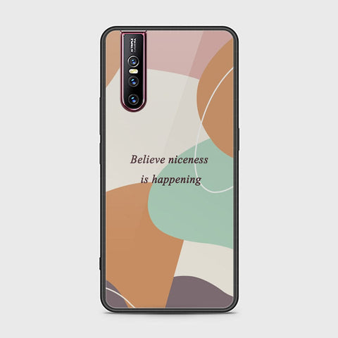 Vivo V15 Pro Cover - Happy Series - HQ Ultra Shine Premium Infinity Glass Soft Silicon Borders Case
