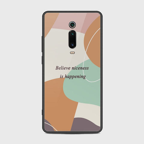 Xiaomi Mi 9T Cover - Happy Series - HQ Ultra Shine Premium Infinity Glass Soft Silicon Borders Case