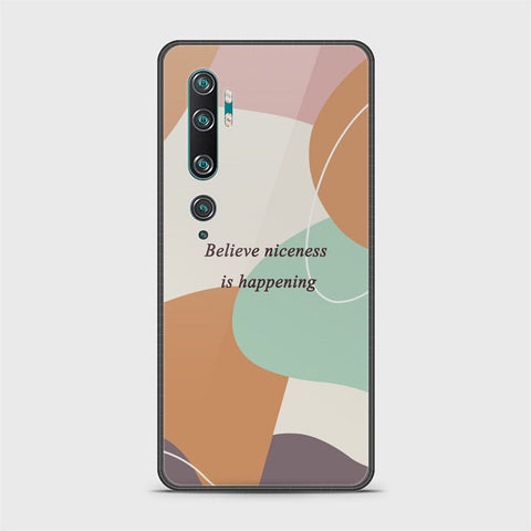 Xiaomi Mi CC9 Pro Cover - Happy Series - HQ Ultra Shine Premium Infinity Glass Soft Silicon Borders Case
