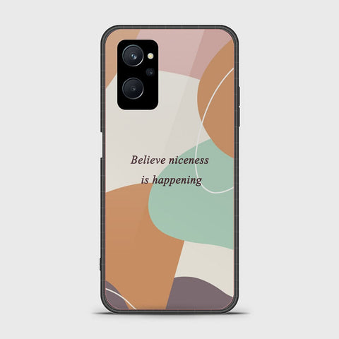 Realme 9i Cover - Happy Series - HQ Ultra Shine Premium Infinity Glass Soft Silicon Borders Case