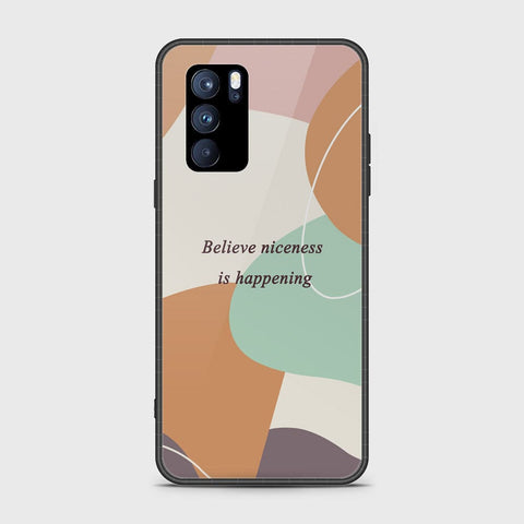 Oppo Reno 6 Pro 5G Cover - Happy Series - HQ Ultra Shine Premium Infinity Glass Soft Silicon Borders Case