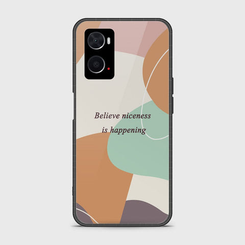 Oppo A36 Cover - Happy Series - HQ Ultra Shine Premium Infinity Glass Soft Silicon Borders Case