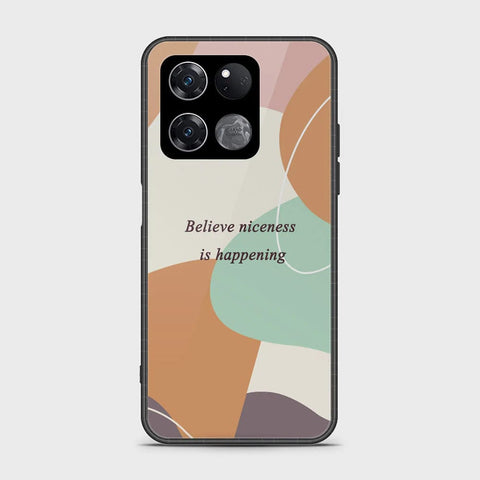 OnePlus Ace Racing Cover - Happy Series - HQ Ultra Shine Premium Infinity Glass Soft Silicon Borders Case