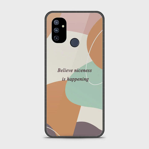 OnePlus Nord N100 Cover - Happy Series - HQ Ultra Shine Premium Infinity Glass Soft Silicon Borders Case