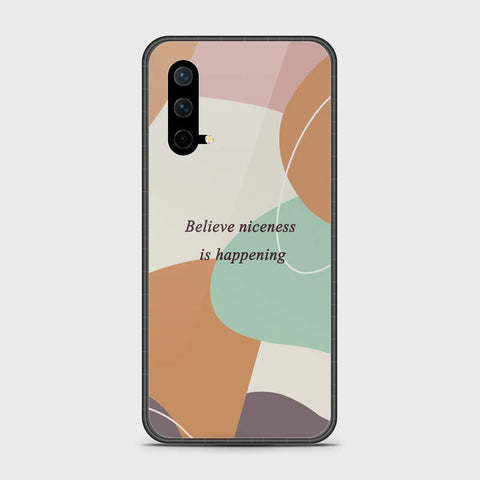 OnePlus Nord CE 5G Cover - Happy Series - HQ Ultra Shine Premium Infinity Glass Soft Silicon Borders Case