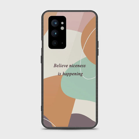 OnePlus 9RT 5G Cover - Happy Series - HQ Ultra Shine Premium Infinity Glass Soft Silicon Borders Case