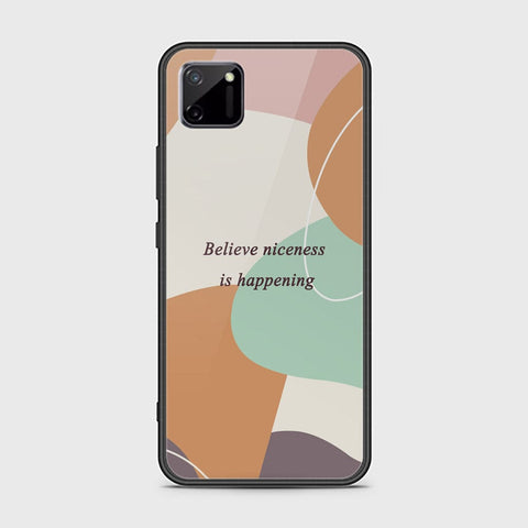 Realme C11 Cover - Happy Series - HQ Ultra Shine Premium Infinity Glass Soft Silicon Borders Case