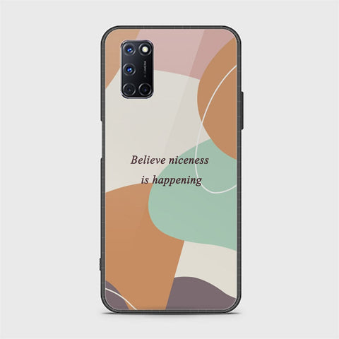 Oppo A72 Cover - Happy Series - HQ Ultra Shine Premium Infinity Glass Soft Silicon Borders Case