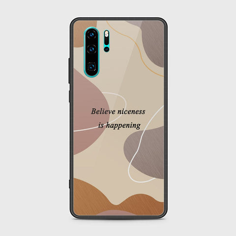 Huawei P30 Pro Cover - Happy Series - HQ Ultra Shine Premium Infinity Glass Soft Silicon Borders Case