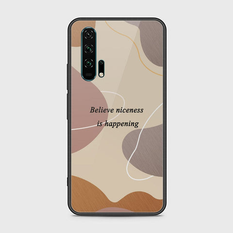 Honor 20 Pro Cover - Happy Series - HQ Ultra Shine Premium Infinity Glass Soft Silicon Borders Case