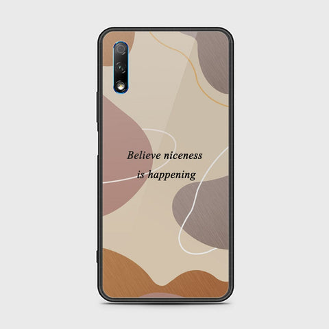 Honor 9X Cover - Happy Series - HQ Ultra Shine Premium Infinity Glass Soft Silicon Borders Case