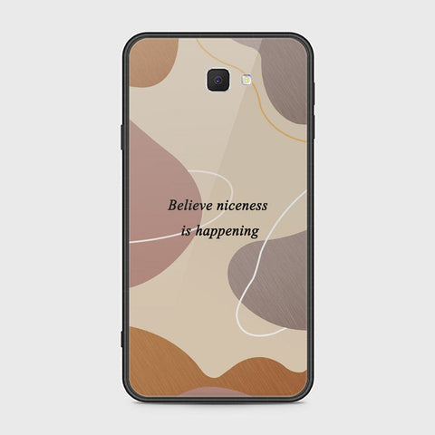 Samsung Galaxy J7 Prime Cover - Happy Series - HQ Ultra Shine Premium Infinity Glass Soft Silicon Borders Case