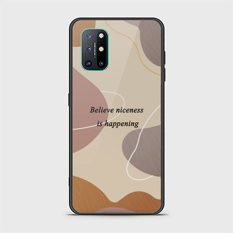 OnePlus 8T Cover - Happy Series - HQ Ultra Shine Premium Infinity Glass Soft Silicon Borders Case