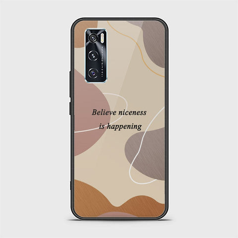 Vivo V20 SE Cover - Happy Series - HQ Ultra Shine Premium Infinity Glass Soft Silicon Borders Case