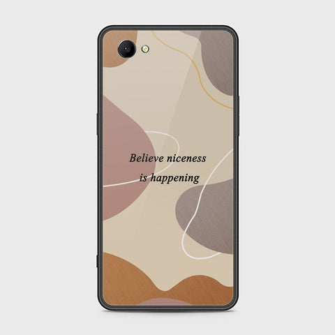 Oppo A3 Cover - Happy Series - HQ Ultra Shine Premium Infinity Glass Soft Silicon Borders Case