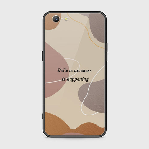 Oppo A57 Cover - Happy Series - HQ Ultra Shine Premium Infinity Glass Soft Silicon Borders Case