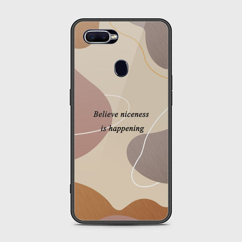 Oppo F9 / F9 Pro Cover - Happy Series - HQ Ultra Shine Premium Infinity Glass Soft Silicon Borders Case