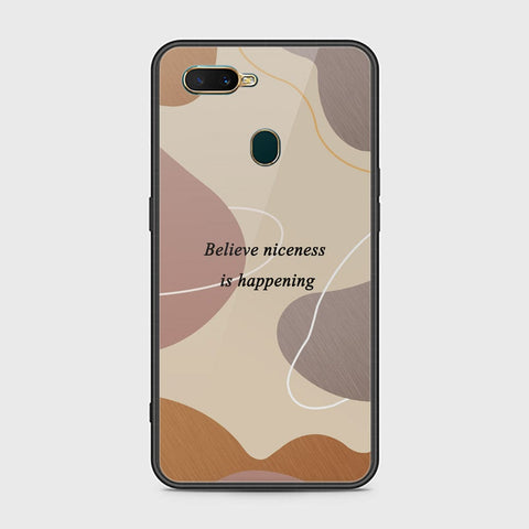 Oppo A12s Cover - Happy Series - HQ Ultra Shine Premium Infinity Glass Soft Silicon Borders Case