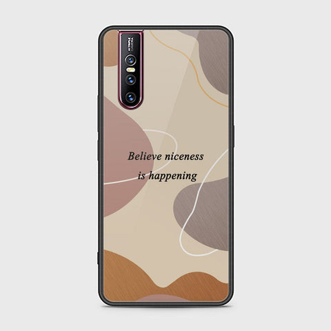 Vivo V15 Pro Cover - Happy Series - HQ Ultra Shine Premium Infinity Glass Soft Silicon Borders Case