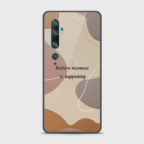 Xiaomi Mi CC9 Pro Cover - Happy Series - HQ Ultra Shine Premium Infinity Glass Soft Silicon Borders Case