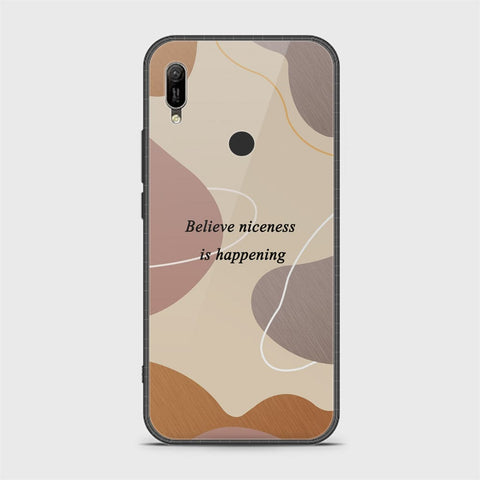 Huawei Y6 2019 / Y6 Prime 2019 Cover - Happy Series - HQ Ultra Shine Premium Infinity Glass Soft Silicon Borders Case