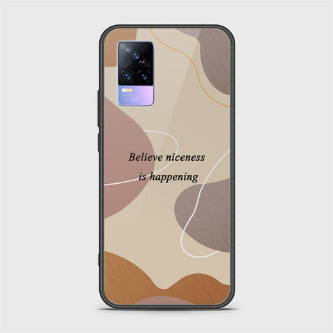 Vivo V21e Cover - Happy Series - HQ Ultra Shine Premium Infinity Glass Soft Silicon Borders Case