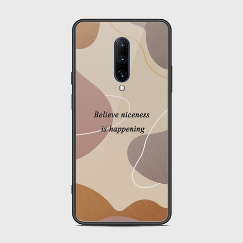 OnePlus 7 Pro Cover - Happy Series - HQ Ultra Shine Premium Infinity Glass Soft Silicon Borders Case