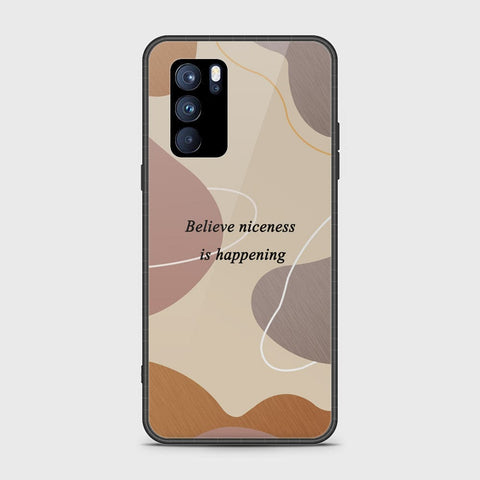 Oppo Reno 6 Pro 5G Cover - Happy Series - HQ Ultra Shine Premium Infinity Glass Soft Silicon Borders Case