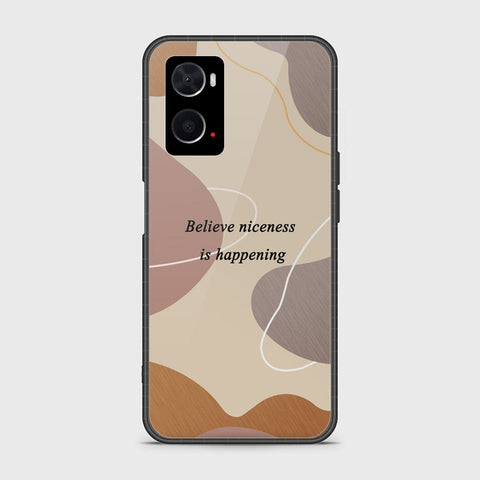 Oppo A36 Cover - Happy Series - HQ Ultra Shine Premium Infinity Glass Soft Silicon Borders Case