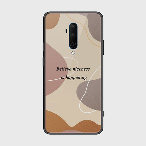 OnePlus 7T Pro Cover - Happy Series - HQ Ultra Shine Premium Infinity Glass Soft Silicon Borders Case