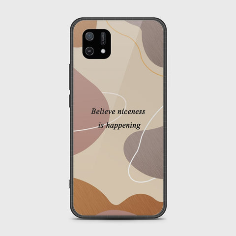 Oppo A16E Cover - Happy Series - HQ Ultra Shine Premium Infinity Glass Soft Silicon Borders Case