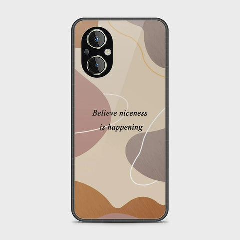 Oppo A96 5G Cover - Happy Series - HQ Ultra Shine Premium Infinity Glass Soft Silicon Borders Case