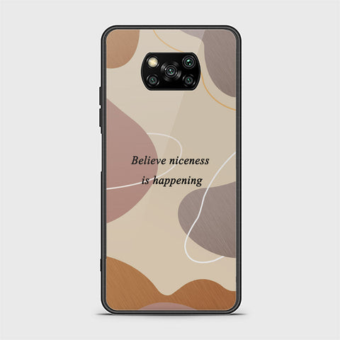 Xiaomi Poco X3 Pro Cover - Happy Series - HQ Ultra Shine Premium Infinity Glass Soft Silicon Borders Case
