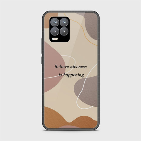 Realme 8 Pro Cover - Happy Series - HQ Ultra Shine Premium Infinity Glass Soft Silicon Borders Case