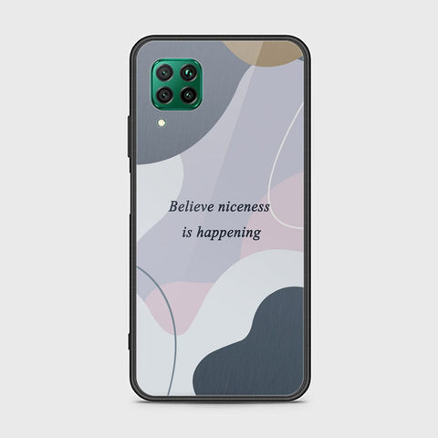 Huawei P40 Lite Cover - Happy Series - HQ Ultra Shine Premium Infinity Glass Soft Silicon Borders Case