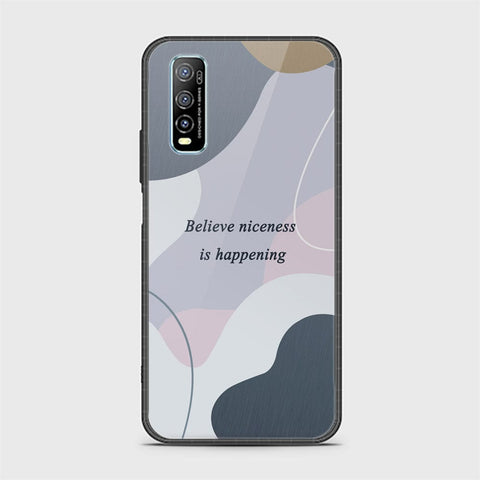 Vivo Y70s Cover - Happy Series - HQ Ultra Shine Premium Infinity Glass Soft Silicon Borders Case