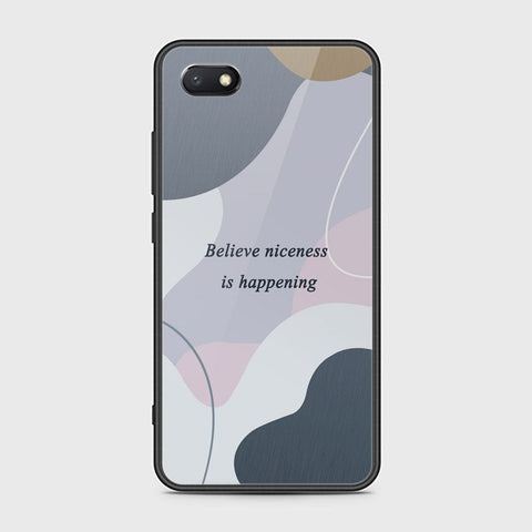 Huawei Y5 Prime 2018 Cover - Happy Series - HQ Ultra Shine Premium Infinity Glass Soft Silicon Borders Case