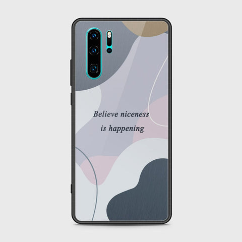 Huawei P30 Pro Cover - Happy Series - HQ Ultra Shine Premium Infinity Glass Soft Silicon Borders Case