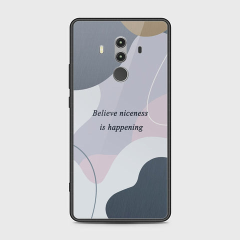 Huawei Mate 10 Pro Cover - Happy Series - HQ Ultra Shine Premium Infinity Glass Soft Silicon Borders Case