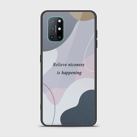 OnePlus 8T Cover - Happy Series - HQ Ultra Shine Premium Infinity Glass Soft Silicon Borders Case