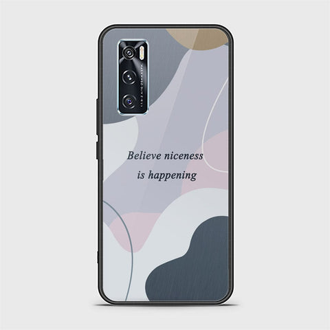 Vivo V20 SE Cover - Happy Series - HQ Ultra Shine Premium Infinity Glass Soft Silicon Borders Case
