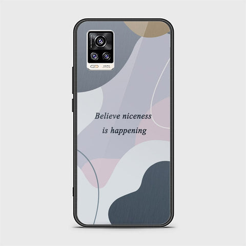 Vivo V20 Cover - Happy Series - HQ Ultra Shine Premium Infinity Glass Soft Silicon Borders Case