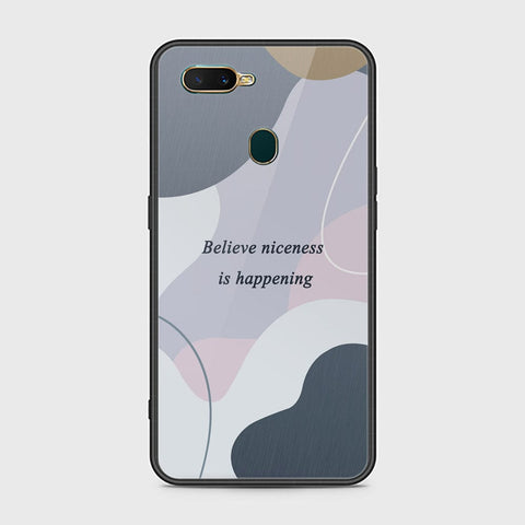 Oppo A12s Cover - Happy Series - HQ Ultra Shine Premium Infinity Glass Soft Silicon Borders Case