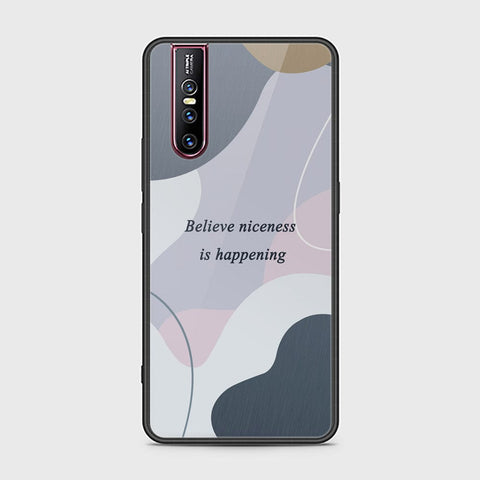 Vivo V15 Pro Cover - Happy Series - HQ Ultra Shine Premium Infinity Glass Soft Silicon Borders Case