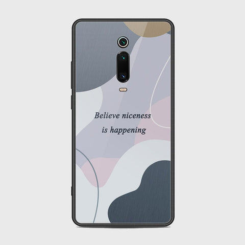 Xiaomi Mi 9T Cover - Happy Series - HQ Ultra Shine Premium Infinity Glass Soft Silicon Borders Case