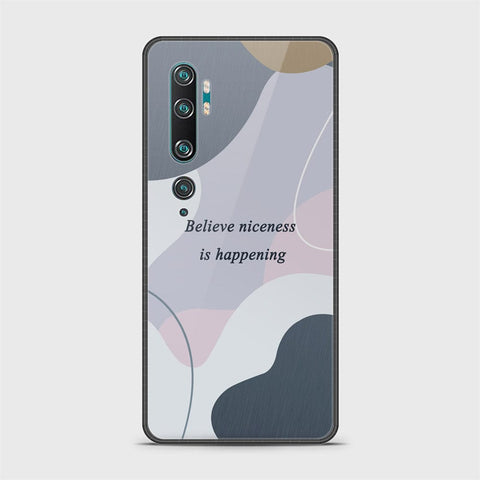 Xiaomi Mi CC9 Pro Cover - Happy Series - HQ Ultra Shine Premium Infinity Glass Soft Silicon Borders Case